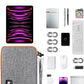 Luxtude Travel Cable Organizer Bag, Electronic Organizer Travel Case Large, Cord Organizers Bag, Tech Bag for Cable Storage/Cord Storage/iPad Pro(up to 11")/Wall Charger/Electronic Accessories