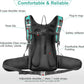Insulated Hydration Backpack Pack with 3L BPA Free Leak Proof Water Bladder, Large Storage Lightweight Hiking Daypack with Waist Pouches & Cooler Layer, for Running, Biking, Camping, Festival - Roamly