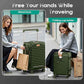 Joyway 20 Inch Carry on Luggage with Front Pocket, PC Hardshell Carry-on Suitcase with USB Port and Cup Holder, 21.5x14.2x9 Airline Approved, Luggage with Spinner Wheels and TSA Lock(Dark Green)
