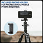Fotopro 73" Camera Tripod, Aluminum Compact Travel Tripod and Monopod with 360° Ball Head Quick Release Plate, Professional Camera Tripod for DSLR, A4I A5I (Blue, 73 Inch)