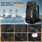 King'sGuard 60L Hiking Backpack Lightweight Camping Backpack with Rain Cover Large Waterproof Packable Outdoor Trekking Travel Backpack for Men Women (Black) - Roamly