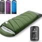Sleeping Bags for Adults Cold Weather,Portable, Waterproof,Lightweight Sleeping Bag for Tall Girls Boys with Compression Sack for Warm Camping, Hiking, Outdoor & Indoor