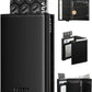 VULKIT Pop up Card Wallet Minimalist Cash Wallets RFID Blocking Leather Smart Credit Card Holder with ID window for Men