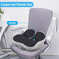 Seat Cushion,Office Chair Memory Cushion, Ergonomic Design, Relieve Sciatica and Long-Term Sitting Pain, Suitable for desks, Car Seats, Games, Wheelchairs