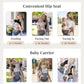 MOMTORY Carryall™ Pro Baby Carrier, Safety-Certified 6-in-1 Baby Carrier Newborn to Toddler, Detachable Baby Holder Carrier with Hip Seat, Ergonomic Cozy Baby Front and Back Carrier for 7-50lbs
