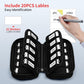 ABLAZE Flash Drive Case 20 Slots for USB Storage, USB Holder Storage Bag with Label, Electronic Accessories Organizer for Thumb Drive (Black)