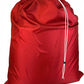 Laundry Bag with Locking Closure Drawstring – Extra Large Heavy Duty 100% Nylon, Large & Foldable Clothes Sack – Lightweight Dirty Laundry Organizer for Travel, Dorm, Gym – L 40" x H 50" (RED)