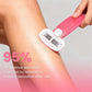 Women Razors moisturizing bar for Sensitive Skin, Travel Razors Shaving Kit Essential - 5-Blade for Sensitive Skin - Bikini, Legs, Underarms - 1 Handle & 3 Refill Cartridges - Pink