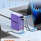 USB Charging Station (600W),12-Port USB C Charger Block with Dual 100W PD USB-C Fast Charging Station Hub for MacBook Pro/Air/All iPad Phone 17/16 15/14/13/Pro Max/Samsung Galaxy Note(Purple) - Roamly