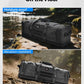 KEMIMOTO Hunting Duffle Bag, 78L large Capacity Travel Gear Bags Tool Range Cases for Long Distance Trips Hiking Hunting Fishing Camping, Multi Pocket Design, Brown Backpackable