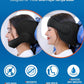 Travel Pillow Combo with Chin Strap, Airplane Pillows with 3D Eye Mask for Sleeping, 360° Support Plane Head Strap for All Plane Seats, Long Flights Essentials, Stop Bobblehead, Black