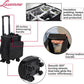 Wine Bags for Travel - 6 Bottle Wine Bag/Wine Carrier - Wine Luggage For Professionals and Consumers. 3-in-1 Wine Tote, Rolling Suitcase and Insulated Cooler Bag with Removable Dividers