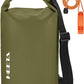 HEETA Waterproof Dry Bag for Women Men(Upgraded Version) 5L/10L/20L/30L/40L Roll Top Lightweight Dry Storage Bag Backpack with Emergency Whistle for Travel, Swimming, Boating, Kayaking, Camping, Beach