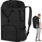Laundry Bag Backpack Extra Large, 110L Laundry Backpack Heavy Duty with Shoulder Straps, Collapsible and Mesh Pocket Dorm Laundry Basket Hamper Bag for College, Travel, Laundromat, Apartment Black