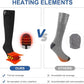 SNOW DEER Heated Socks for Men Women, App Controlled Left/Right Electric Ski Sock, 7.4V 2200mAh Rechargeable Battery 360°Fast Heating Toe Warmers for Skiing Hunting Motorcycle Walking Dogs
