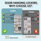 Over the Door Shoe Organizer with 30 Breathable Mesh Pockets - Large Capacity Closet Storage for Men & Women, Hanging Shoe Rack Organizer (White)