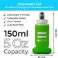 Soft Flask - Shrink As You Drink Soft Water Bottle for Hydration Pack - Folding Water Bottle Ideal for Running, Hiking, Cycling, Climbing & Rigorous Activity
