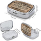 Metal 2 Compartment Pill Organizer Travel Friendly Portable Compact Pill Box Cute Pill Case to Hold Vitamins,Fish Oil,Supplements,Meds,Tablet for Purse,Pocket. (Power)