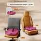 ProtoArc Seat Cushion, Office Chair Cushion for Sciatica, Coccyx Cushion, Ergonomic Memory Foam Seat Cushion for Car, Home, Pressure Relief Pad for Hip, Tailbone, All Day Comfort - Rose
