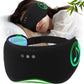 Sleep Headphones with Bluetooth 5.4 Sleep Mask, Bamboo Cotton Music Wireless Bluetooth Eye Mask for Sleeping, Earphones HD Speaker Microphone for Travel, Gifts for Men Women, Black