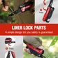 WORKPRO Multitool-11 in 1 Multitool Pliers with Pocket Clip and Sheath-EDC Multi Tool Knives with Safety Lock-Camping Tools Pocket Knife with Screwdriver Saw Blade Wire Cutter and Bottle Opener-Red