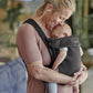 BabyBjörn Baby Carrier Mini, Charcoal Gray, 3D Jersey | Infant Carrier (7-25 lbs), Ergonomic, Easy-to-Use