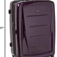 Samsonite Winfield 2 Hardside Expandable Luggage with Spinner Wheels, Purple, Checked-Large 28-Inch