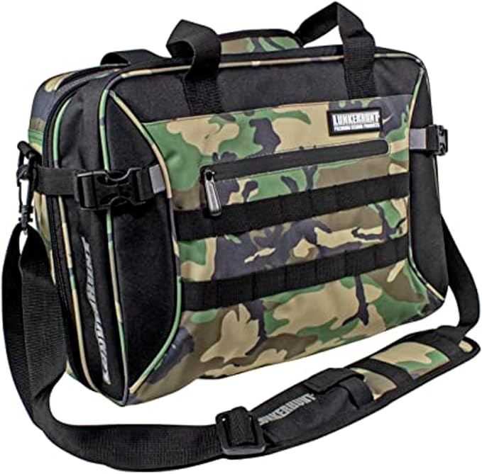 Lunkerhunt Fishing Tackle Sling Bag with Adjustable Strap - Water-Resistant TPE Fabric