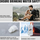 1L Hiking Collapsible Water Bottles, 6-Pack 33OZ BPA-Free Foldable Backpacking Water Bottle for Travel Camping Hiking