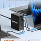 USB Charging Station (600W),12-Port USB C Charger Block with Dual 100W PD USB-C Fast Charging Station Hub for MacBook Pro/Air/All iPad Phone 17/16 15/14/13/Pro Max/Samsung Galaxy Note (Black) - Roamly