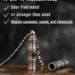 KeyUnity Titanium Emergency Whistle with Metal Lanyard, 120dB+, One-Piece Outdoor Survival Whistle, Ultra-Light, Rustproof