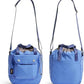 Bellroy Cinch Bucket Bag (compact 9 liter lightweight crossbody bag with external organization, internal zip pocket, adjustable shoulder strap, and adapts to be carried three ways) - DenimBlue
