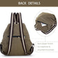 Goodhan Women Canvas Backpack Daypack Casual Shoulder Bag, Vintage Heavy-duty Anti-theft Travel Backpack
