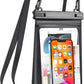 Large Capacity Waterproof Phone Pouch, Floating Dry Bag for iPhone 16 13 12 11 Pro Max Galaxy S22 S21 Waterproof Bag Sunscreen Glasses Storage Dry Pouch for Swimming Rafting Boating