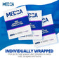 Benzalkonium Chloride Towelletes Hand Wipes – (Pack of 200) Chloride Swabs Individual BZK Single-Use Packets by MEDca 5"x6"
