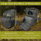 Tactical Binocular Harness Chest Pack, Bino Case Waterproof MOLLE Strap System, Rangefinder Pouch with Magnetic Closure, Camouflage