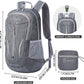 ZOMAKE 25L Ultra Lightweight Packable Backpack, Foldable Hiking Backpacks Water Resistant Small Folding Daypack for Travel(Black)