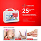 Primacare 25 Person Medium Emergency Preparedness First Aid Kit for Home, School and Office, Wall Mounted White