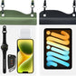 Large Watperproof Pouch 2 Pack [Up to 11.3"], IPX8 Waterproof Cell Phone Case Dry Bag Pouch Compatible with iPhone 14 13 12 Pro Max, Galaxy S23 Ultra S22 or iPad mini, Black+Army Green