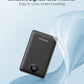 Mini Portable Charger with Built-in Cables 22.5W Fast Charging Power Bank USB-C Small Battery Pack 10000mAh Travel Essential Slim Battery for iPhone 16/15/14, Samsung 25/24, and More