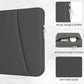 RAINYEAR Laptop Sleeve Case with Front Pocket, 15.6 Inch Protective Portable Case with Front Pocket, Briefcase Laptop Carrying Bag Cover Compatible for HP, Dell, Asus, Lenovo, Notebook, Gray