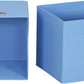 Household Essentials, Light Blue 6 Pack Fabric Storage Bins with Handle