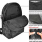 Backpack Bag With Lock - Activated Carbon Fiber Lining - Water Resistant,Anti Theft Laptop Daypack for Men & Women Travel (Camo Burgandy)