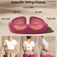 ProtoArc Seat Cushion, Office Chair Cushion for Sciatica, Coccyx Cushion, Ergonomic Memory Foam Seat Cushion for Car, Home, Pressure Relief Pad for Hip, Tailbone, All Day Comfort - Rose
