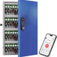WeHere 96 Key Lock Box Wall Mount, APP Bluetooth/OTP/Wi-Fi Remote/Fixed Code/Key Unlock, Smart Key Cabinet Organizer Holder Box, Key Management Directory for Apartment, Hotel, Office, House