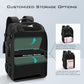 KastKing KarryAll Fishing Tackle Backpack with Rod Holder 4 Tackle Boxes,40/26L Tackle Bag Storage Fishing Gear and Equipment