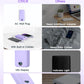 Portable Charger, 20000mAh 22.5W USB C Fast Charging Power Bank with Built-in Cables & Wall Plug, External Battery Pack with LED Display, Travel Essentials Compatible with iPhone, iPad, Samsung Purple