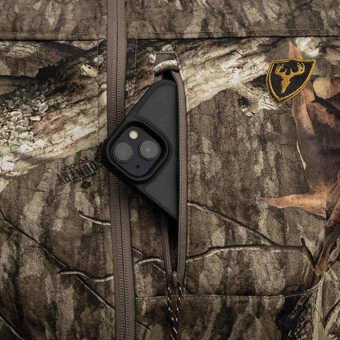 SCENTBLOCKER Shield Series Silentec Midweight Jacket, Camo Hunting Clothes for Men