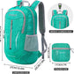ZOMAKE 25L Ultra Lightweight Packable Backpack, Foldable Hiking Backpacks Water Resistant Small Folding Daypack for Travel(Dark Green)
