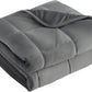 L'AGRATY Weighted Blanket - 48"x72" 15lbs Soft Breathable Heavy Blanket Minky Material with Glass Beads for Adult All-Season Summer Fall Winter Soft Thick Comfort